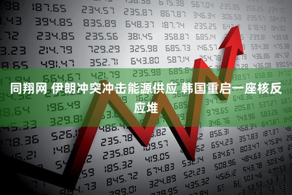 同翔网 伊朗冲突冲击能源供应 韩国重启一座核反应堆