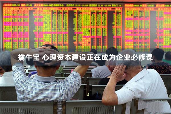 擒牛宝 心理资本建设正在成为企业必修课